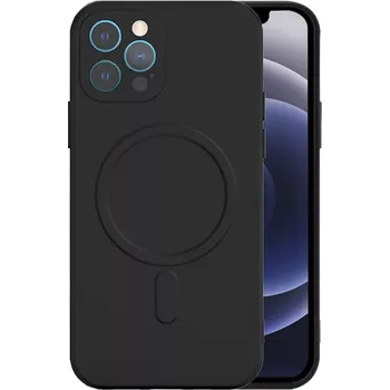 Pouzdro na mobilní telefon Pouzdro Protect MagSilicone Case iPhone 17 Pro Černé