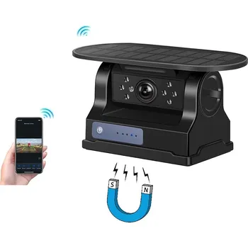 Autorádio WiFi solární kamera A4086 s magnetickým uchycením