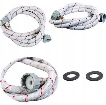 Přívodní hadice 3/4" s opletem pro pračku, délka 300 cm