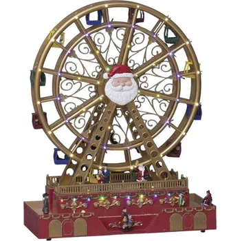 Vánoční dekorace Vánoční městečko Fééric Lights and Christmas 17x38 cm