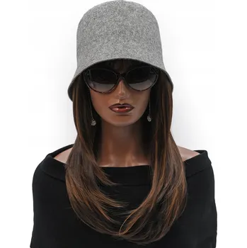 Čepice Pako Jeans zimní čepice bucket šedá, univerzální velikost