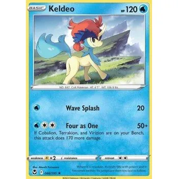 Volný čas Pokémon SIT 046/195 Keldeo - Silver Tempest Stav: Near Mint, Verze: NORMAL