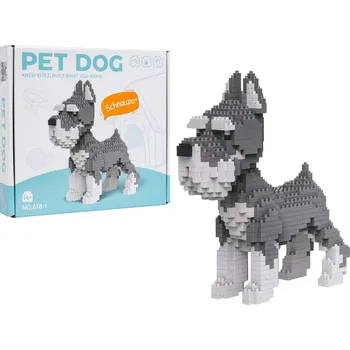 ostatní stavebnice RKToys Stavebnice pes knírač 800 dílků