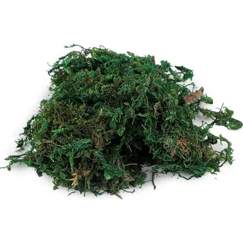 umělá květina Dekorační mech 25 g, barva 2 zelená