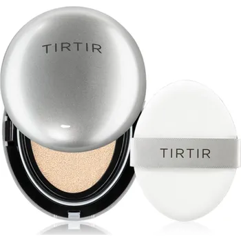Make-up TIRTIR Mask Fit Aura Cushion Mini hydratační make-up v houbičce pro rozjasnění pleti odstín 21W Natural Ivory 4.5 g