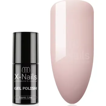 Přípravek na nehty Gel lak Iconic line, 6g – LILIUM (světlý nude s kapkou růžového tónu) (Světlý nude gellak)