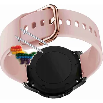 Příslušenství k chytrým hodinkám Pásek Řemínek pro chytré hodinky Polar Pacer, Silikon Růžový Poutko, nastavitelný