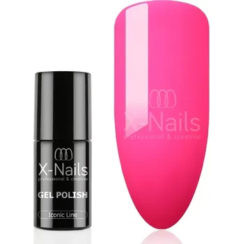 Přípravek na nehty Gel lak Iconic line, 6g – NEON FANDAGO (sytě růžový neon) (Růžový neon gellak)