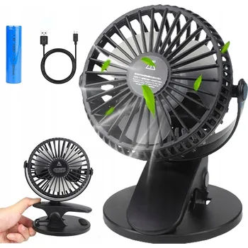 Vzduchotechnika Mini ventilátor Bedee s klipem - černý