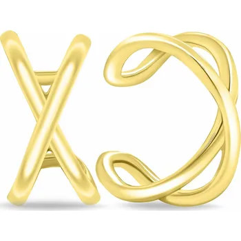 Náušnice Brilio Silver Módní pozlacené záušnice EA696Y + 2 měsíce na vrácení zboží