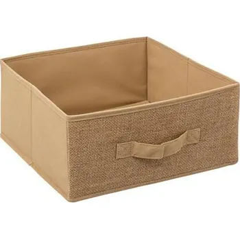 Úložný box Jutový koš Mix'n Modul 31x31 cm skládací úložný box do regálu boho béžový 5five