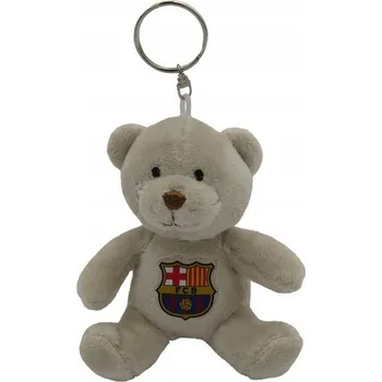 Plyšová Hračka přívěsek na klíče medvídek 9 cm FC Barcelona Oficiální