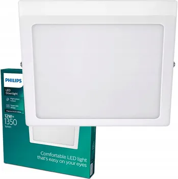Stropní Svítidlo LED panelové přisazené Stropní Svítidlo 12W 4000K 21cm bílé PHILIPS