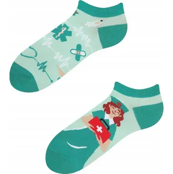Pánské ponožky Barevné kotníkové ponožky TODO SOCKS Zdravotní sestra Low 39-42