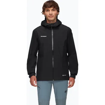 Pánská větrovka Pánská nepromokavá bunda Mammut Treeline HS Hooded black