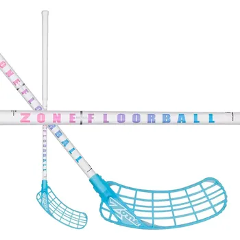Florbalová hůl Zone Zuper Air JR 35 White/Prizm Levá (levá ruka dole) 83 cm (= 93 cm)