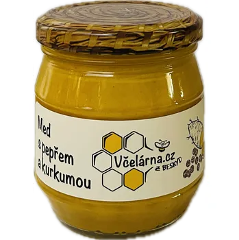 Med s kurkumou a pepřem 250 g