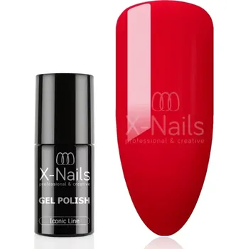 Přípravek na nehty Gel lak Iconic line, 6g – CARMINE RED (intenzivní červená klasika) (Červený gellak )