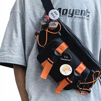 Ledvinka Hagne ledvinka/kapsa na rameno HIPHOP černá