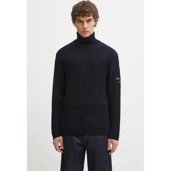 Pánský svetr Svetr s příměsí vlny C.P. Company, L, námořnická modř, 59X