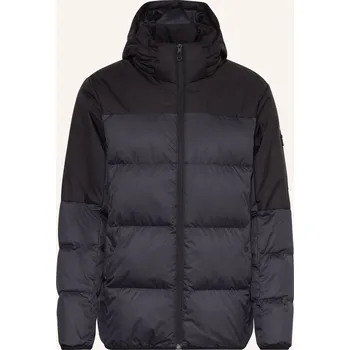 Boss Pánská Péřová Bunda Block S Odnímatelnou Kapucí, tmavě...