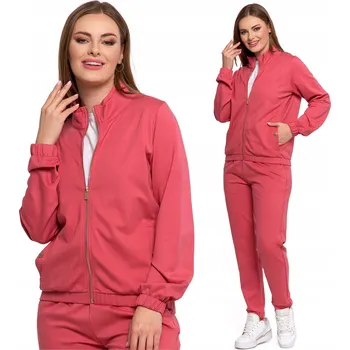 Dámská mikina DÁMSKÁ MIKINA BOMBER MORAJ NA ZIP, HLADKÁ, SE STOJÁČKEM BEZ KAPUCE R L