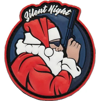 Nášivka Plastové 3D patche 3D gumová nášivka SILENT NIGHT OPERATOR Patch - Barevná