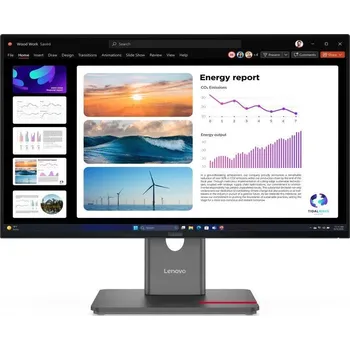 Počítačové příslušenství LENOVO LCD P24Q-40 - 23.8",IPS,16:9,2560x1440,120Hz,300cd/m2,1500:1,4ms(GtG),HDMI,DP,DPout,DC,USB Hub,Pivot