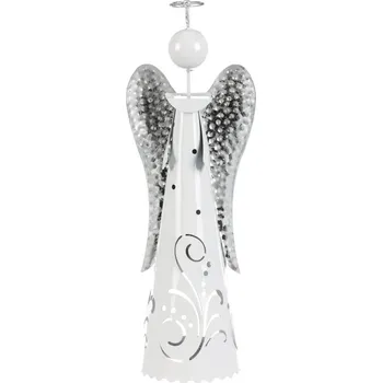 Vánoční dekorace Autronic KOA8521 WT anděl 3 ks