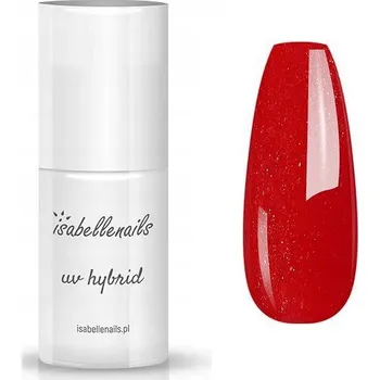 Lak na nehty ISABELLENAILS HYBRIDNÍ LAK Rosalle Červený (Červená)