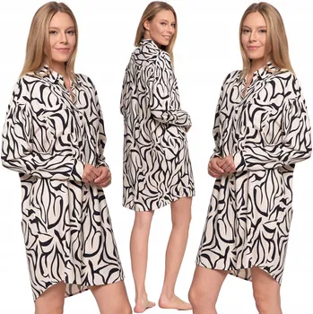 Dámské noční prádlo Noční košile s viskózovým materiálem MORAJ tričko volná, pohodlná, 3XL