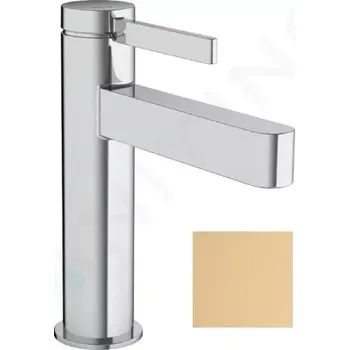 Hansgrohe Finoris Umyvadlová baterie, s výpustí, CoolStart, EcoSmart, kartáčovaný bronz, 76025140