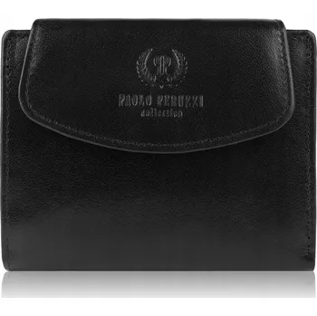 Peněženka Paolo Peruzzi dámská peněženka z pravé kůže černá