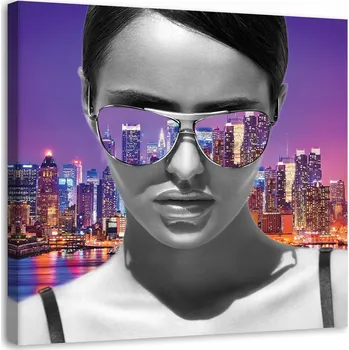 Obraz Obraz Na Plátně Pop Art Žena New York 50x50