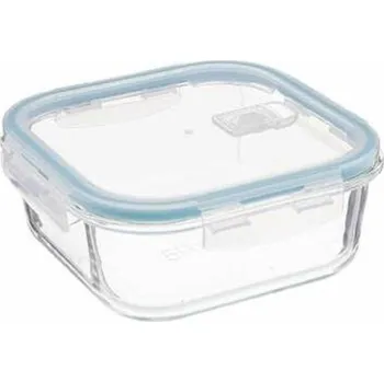 Dóza na potraviny Skleněná nádoba na oběd 1,18 l čtvercová