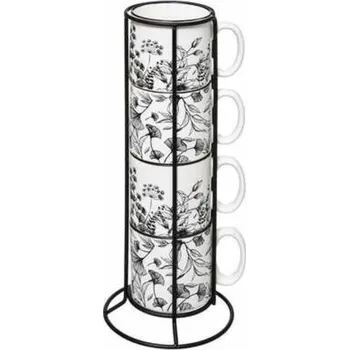 5five simply smart Sada 4 květinových hrnků 240 ml