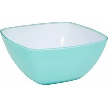 Čtvercová miska Munar 25 cm plastová mátová