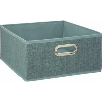 Úložný box 5five simply smart látková krabice do regálu 31x15 cm modrá skládací s úchytem