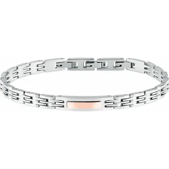 Náramek Trussardi Nadčasový bicolor náramek z oceli T-Steel TJAXV34 + 2 měsíce na vrácení zboží