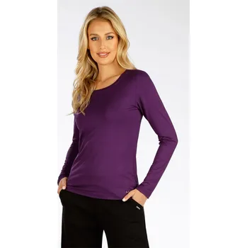 Dámské tričko Dámské triko s dlouhým rukávem 7F203 tmavě fialová LITEX L