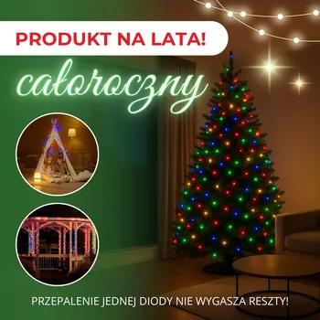 Vánoce Springos CL4084 VÁNOČNÍ OSVĚTLENÍ FLASH 300 LED