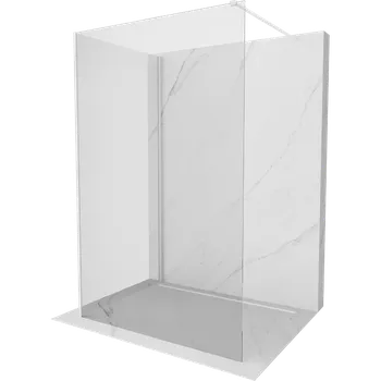 Mexen Kioto sprchová stěna Walk-in 140 x 95 cm, transparentní, bílá - 800-140-212-20-00-095 Sprchové stěny