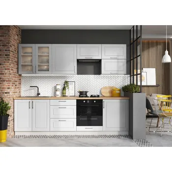 Kuchyňská linka Artstolk Kuchyňská linka NATALIA | šedá 260 cm