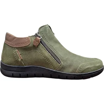 Dámské polobotky Wild R732 Khaki Dámské celokožené polobotky 36