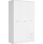 Nepo Plus Šatní skříň SZF3D2S Bílá