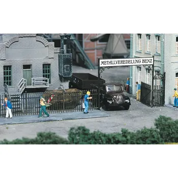 Modelová železnice Kovový plot s bránou H0 - Faller 180412