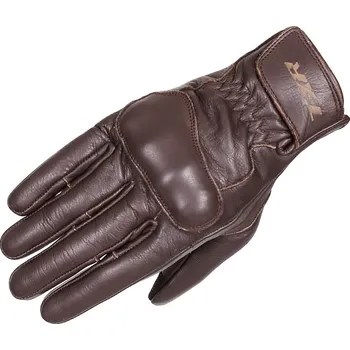 Sportovní oblečení TXR Rukavice na motorku Scrambler tmavě hnědé S (Stylové tmavě hnědé rukavice na motorku ve stylu cafe racer. Příjemná anilinová hovězí kůže v kombinaci s antibakteriální podšívkou.)