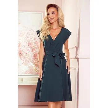 Dámské šaty Dámské šaty Numoco 348-2 SCARLETT zelená M