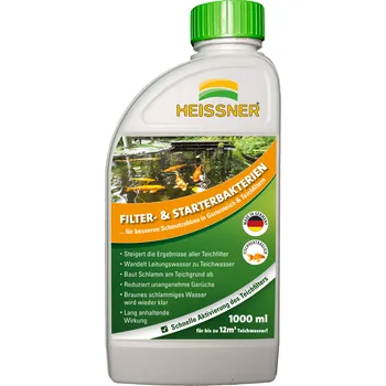 Zahradní jezírko Heissner filtrační a startovací bakterie 1000 ml až na 12 m3 jezírkové vody TZ755-00