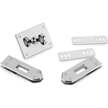 Sada zapínání na tašku Balení: 1 sada, Varianta: 1 nikl - 8596475695114